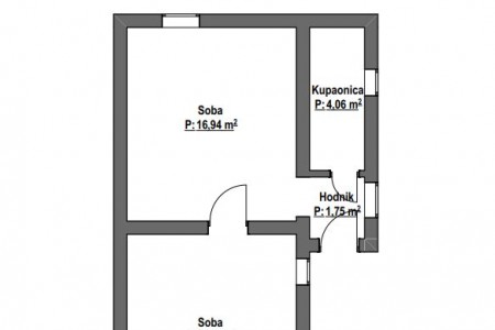 Valpovo, poslovni objekt i dvorišni stan, 152,76 m2 - SNIŽENO!