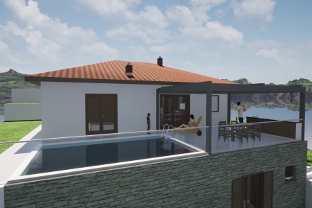 Projektiranje obiteljske kuće s bazenom &ndash; Senj