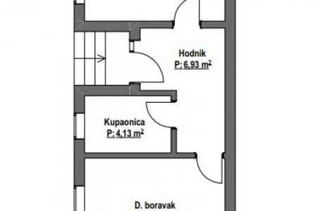 Beli Manastir, kuća na izvrsnoj lokaciji, 80,39 m2