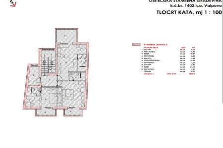 Valpovo, građevinsko zemljište s projektnom dokumentacijom, 415 m2