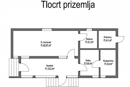 Belišće, Ulica kralja Tomislava, 67,42 m2