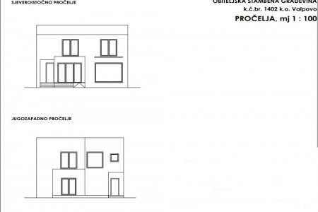 Valpovo, građevinsko zemljište s projektnom dokumentacijom, 415 m2