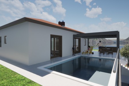 Projektiranje obiteljske kuće s bazenom &ndash; Senj