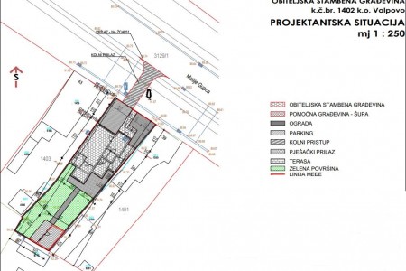 Valpovo, građevinsko zemljište s projektnom dokumentacijom, 415 m2