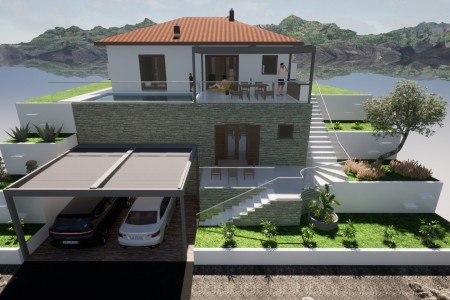 Projektiranje obiteljske kuće s bazenom &ndash; Senj