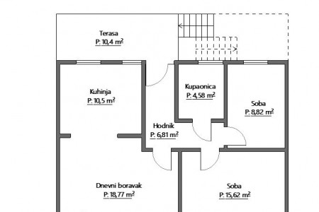 Belišće, kuća na mirnoj i izvrsnoj lokaciji, 144,26 m2, VIRTUALNA ŠETNJA