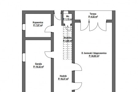 Beli&scaron;će, kuća, Ulica Vladimira Nazora, 193,29 m2